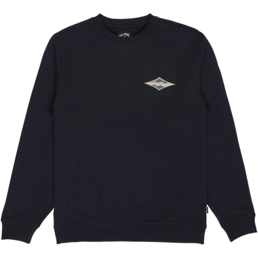 2026 Billabong Mens Foundation Crew Sweatshirt EBYSF00188 - Black
